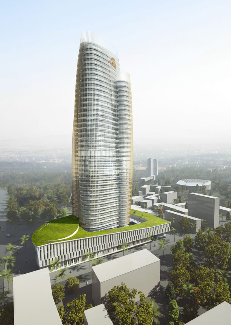 Nieuw hoofdkantoor Commercial Bank of Ethiopia | Addis Abeba